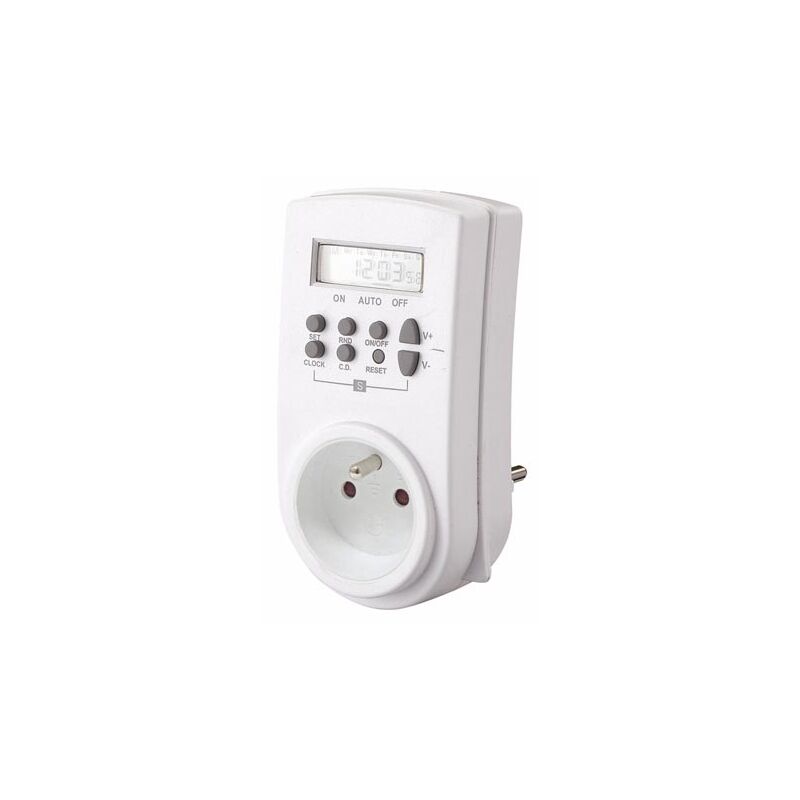 Minuteur hebdomadaire numérique - terre française Velleman E305W3