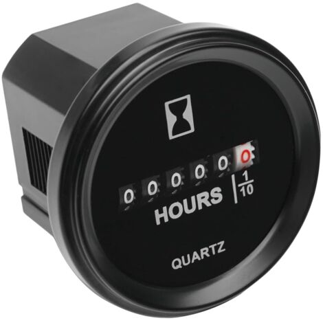 Minuteur mécanique - 1 unité - Étanchéité IP67 - CA 110 V à 250 V - Convient aux tondeuses à gazon et aux générateurs - Noir