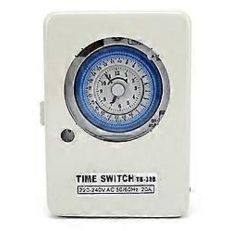Minuteur mécanique à microprocesseur TB-38B, de type rail, pour usage domestique, 220 V.