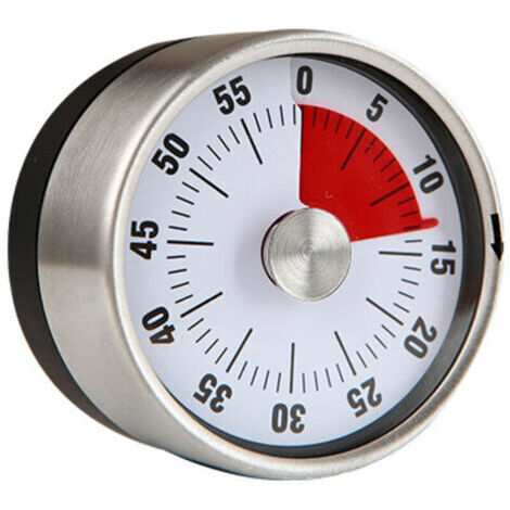 Minuteur mécanique et magnétique Basics. Maximum 60 Minutes. Alarme sonore Lorsque Le Temps e