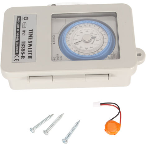 Minuteur Mécanique Multifonction pour Cuisine, Programmateur 100‑240V AC
