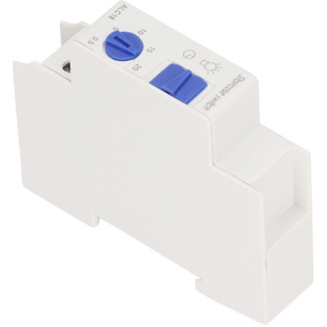 Minuteur Mécanique Rail DIN, 220-240VAC 16A, Réglable 0.5 à 20min, Interrupteur Temporisé ALC18