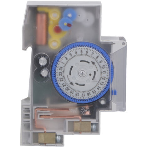 Minuteur Mécanique SUL180A avec Contrôle Temporel 15 Minutes DIN Rail ABS