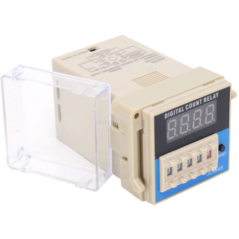 Minuteur Numérique Haute Précision JDM48DC12V pour Systèmes d'Automatisation Industrielle
