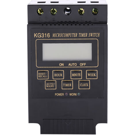 Minuteur Numérique LCD à Programmation Micro-ordinateur (AC220V) - Interrupteur Horloge