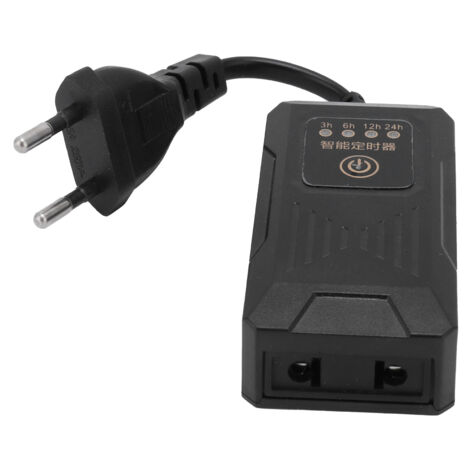 Minuteur pour Aquarium avec Prise UE 110‑220V, Contrôleur de Lumière et Programmation Réglable pour Bassin à Poissons