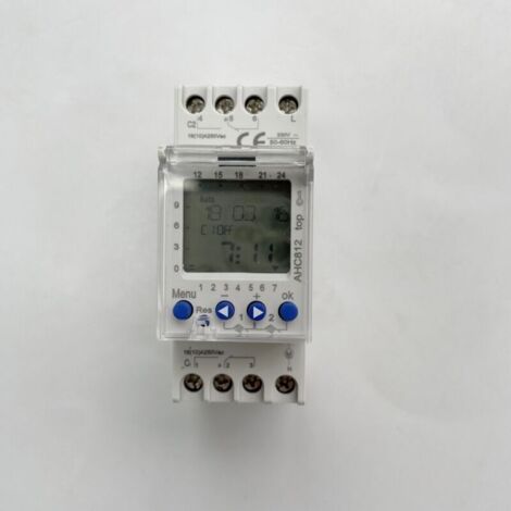 Minuteur programmable AHC812 220V 16A Prise multicanaux