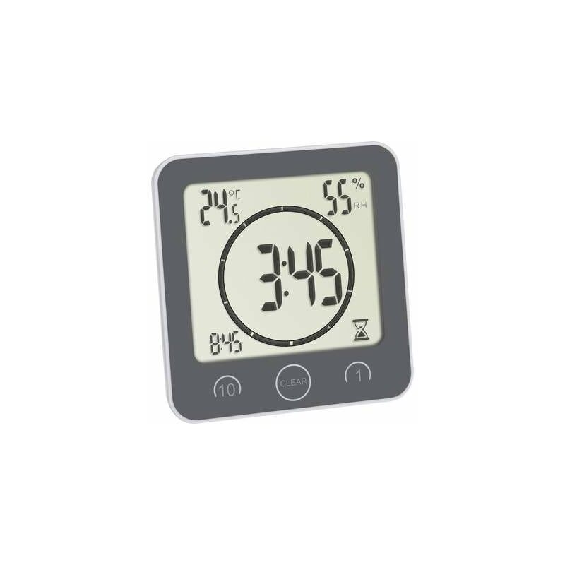 Tfa Dostmann - minuteur bad- /küchenuhr mit timer 60.4001.10 gris numérique 1 pc(s)
