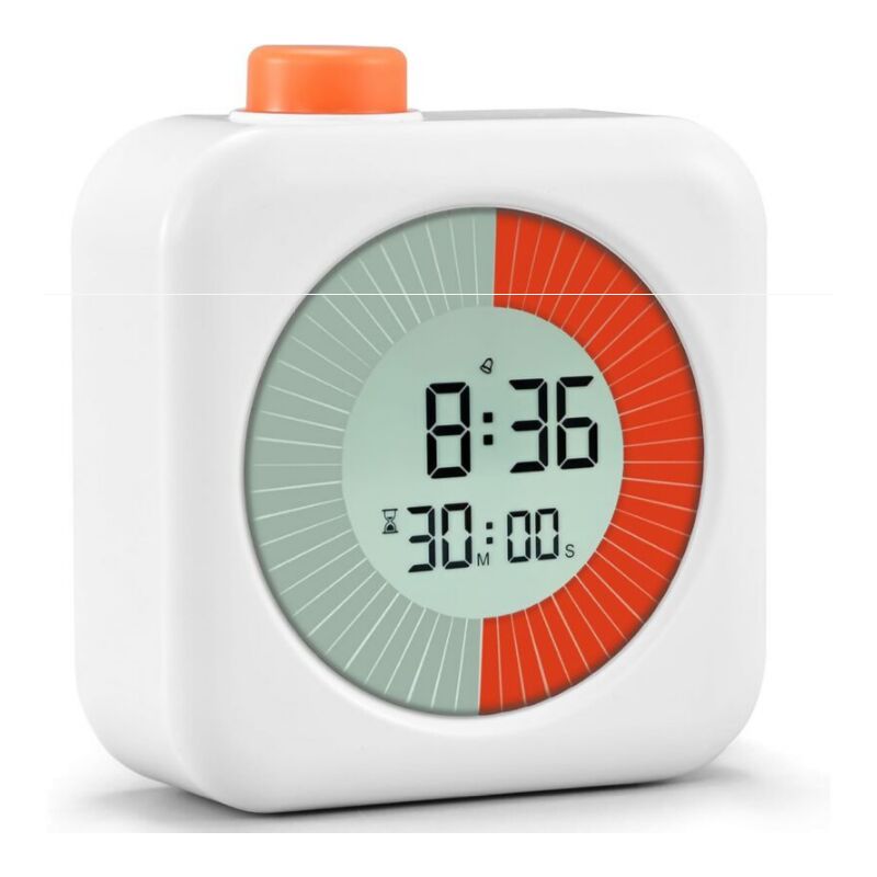 Minuteur Visuel Numérique, Compte à rebours de 60 Minutes, Chronometre et Compte, Minuteur à Rebours, Minuteur d'examen, Timer Enfant, Minuteur