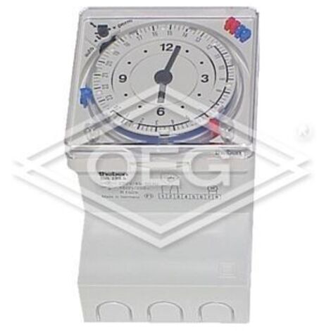 Minuteurie analogique Theben SUL 289 g montage frontal/mural, 2 canaux, 230 V