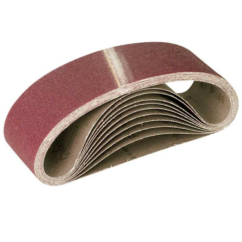 25 Bandschleifpapier 75 x 457 Schleifpapier Bandschleifer Schleifband Werkzeug