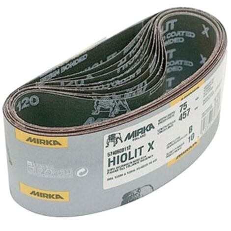 MIR Mirka Portable 100 x 610mm Sanding Belts - 60g