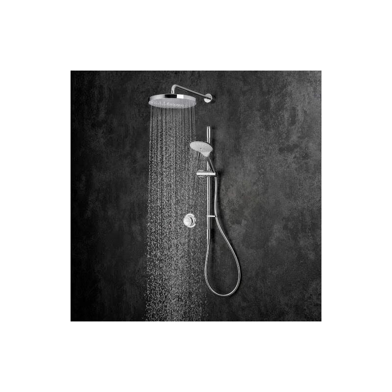 Mira Mode Dual Thermostatic Digital Mixer Shower Chrome Rear Fed 1.1980.006 - Silver