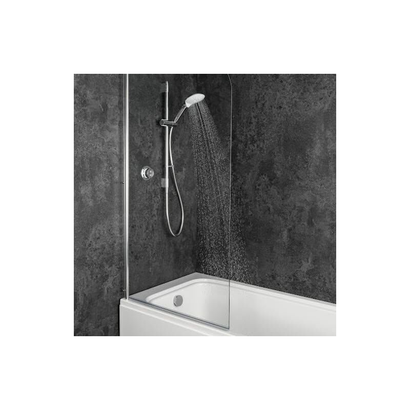 Mira Mode Dual Thermostatic Digital Shower And Bath Filler Chrome 1.1980.011 - Silver