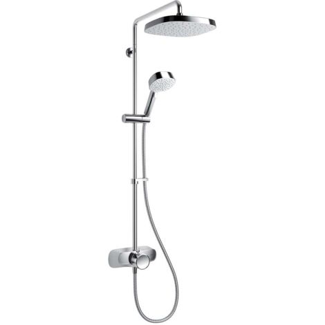 Mira Showers Form Dual Thermostatic Mixer Shower Valve Exposed + Rainshower Head