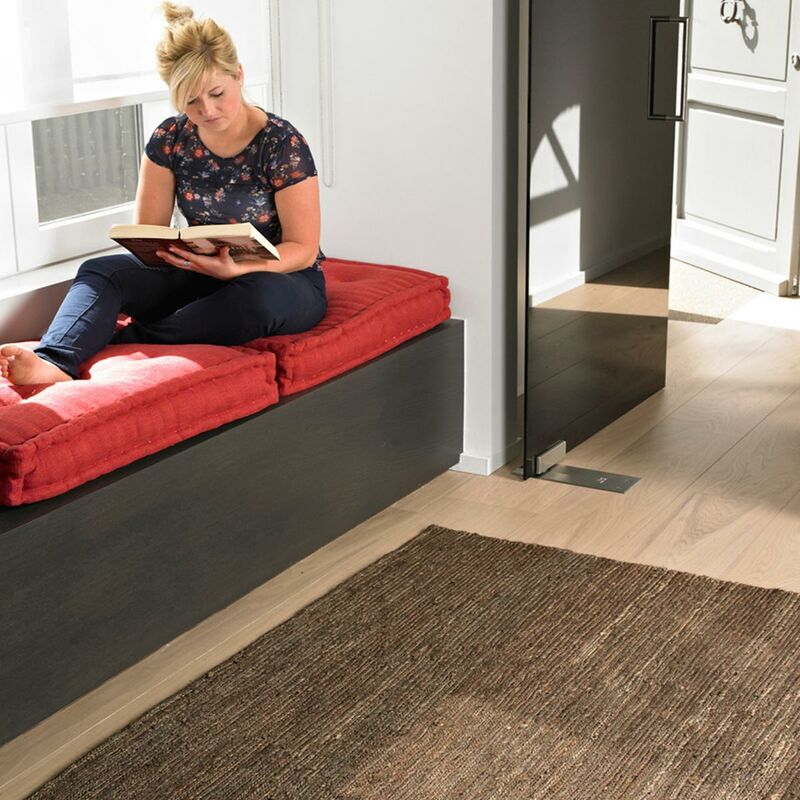 

Mirada de lana de la alfombra kilim a mano 601 1A2T Color natural Lartiles de color o habitación en UnAmourDeTapis - Crème