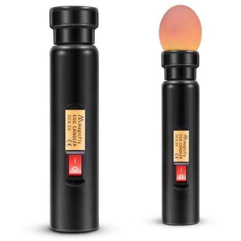 Mire œuf LED à haute intensité lumière Cool, Egg Candler Candling Lampe pour Vérifier l’incubation d’oeuf