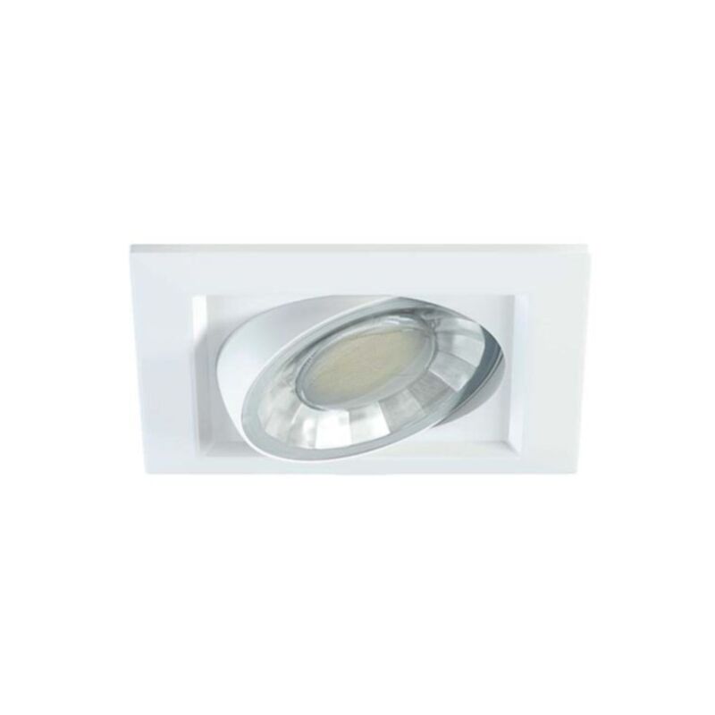 Spot led encastrable carré orientable Dimmable 8W IP44