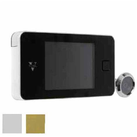 Mirilla digital de 3,2" en tono oro E0372 Vitel