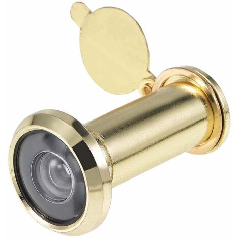 Mirilla seguridad dorada cristal lentes puerta 35-65mm 14mm