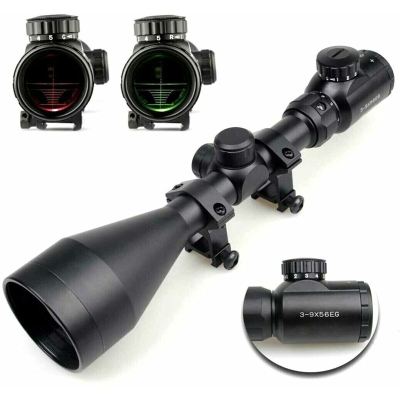 Mirino ottico precisione per fucile per carabina reticolo illuminato 3-9x56EG