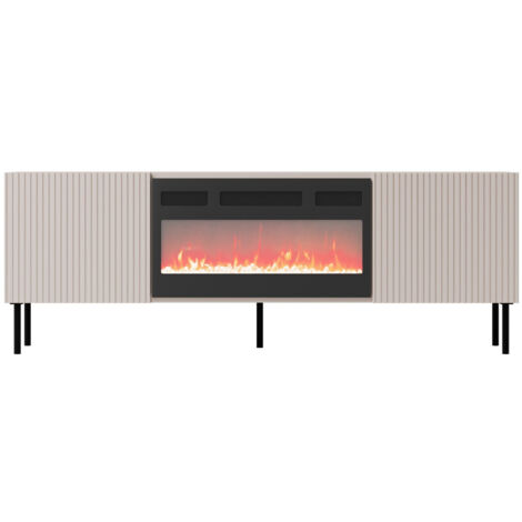 Mirjan24 – Meuble TV Charlotte S103 – Dimensions 181x42x42 cm – Matériaux MDF et stratifié – Design épuré sans portes ni tiroirs