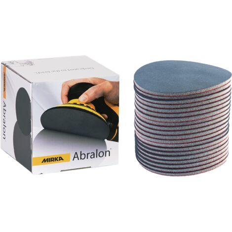 Mirka Abralon Mola lucidante Ø 150 mm a strappo grana 2000, 20/confezione, per levigare e lucidare vernice, legno, plastica
