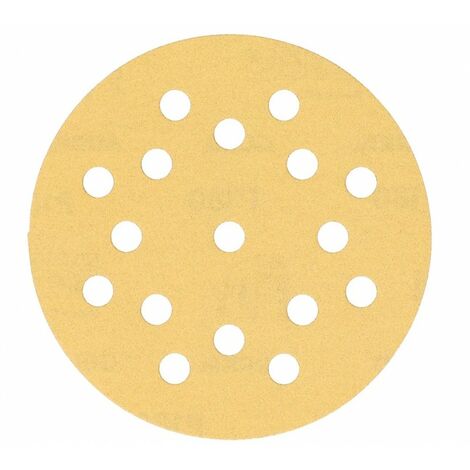 MIRKA Abrasive Disc Gold 125mm Grip 17 Hole pack 50 P40