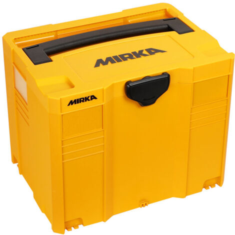 Mirka – Coffret de rangement XXL 400 x 300 x 315 mm – Système T-LOC pour ouverture à une main – Waterproof et robuste – Protection contre la poussière