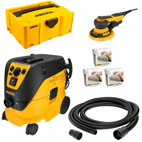 Mirka Deros II 5650CV 125/150mm Random Orbit Sander with M Class Extractor 240v