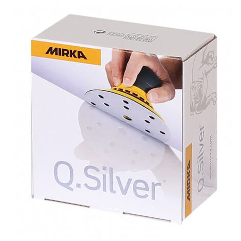 MIRKA DISCS Q. SILVER P80 PIECES 100