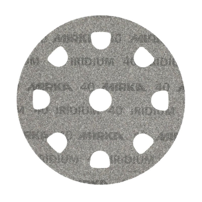 Disques abrasifs auto agrippant Ø225 mm Iridium Styro Grain 40-80 (25 pcs) - x 25 - 40 - 225 mm - Mirka