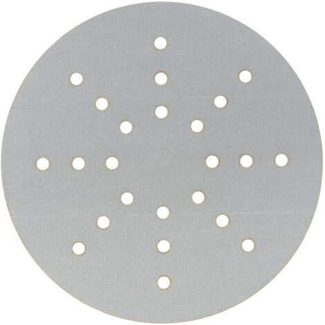 Mirka Iridium Carta abrasiva Ø 225 mm / a strappo, grana 320 / 25 dischi / Per levigatrici a secco, per pareti e soffitti / Levigatura di vernice, stucco, fondo, legno, acciaio, materiali minerali
