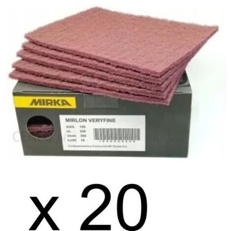MIRKA MIRLON FOGLIO ABRASIVO NON TESSUTO P360 x 20 pezzi