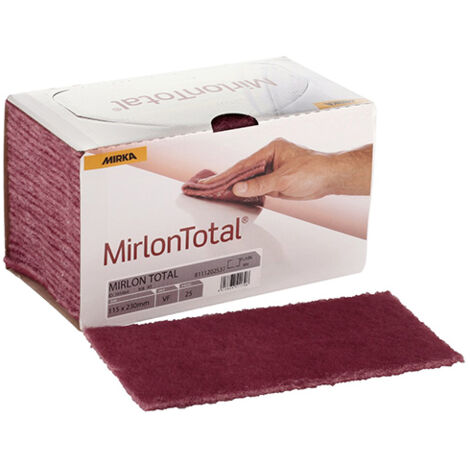 MIRKA MIRLON TOTAL VF360 ROSSO FOGLI ABRASIVI 115x230 PEZZI 25