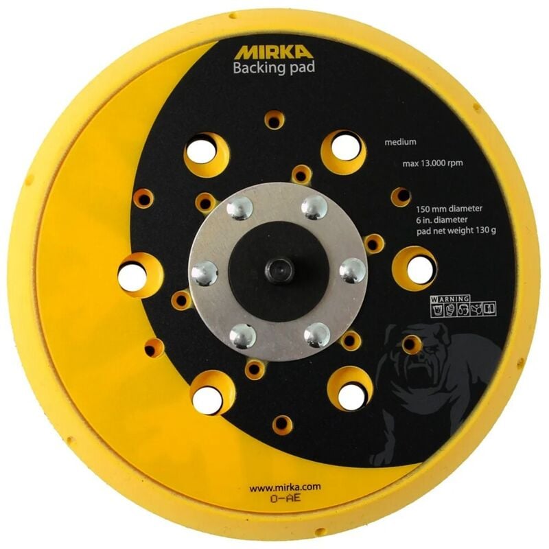 Mirka - Plateau Net 150mm 5/16' auto-agrippant 48T rigide