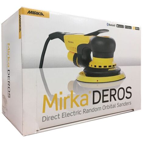 Mirka – Ponceuse orbitale 150 mm – Puissance 350W – Vitesse variable 6000-12000 tr/min – Pour ponçage de surfaces variées