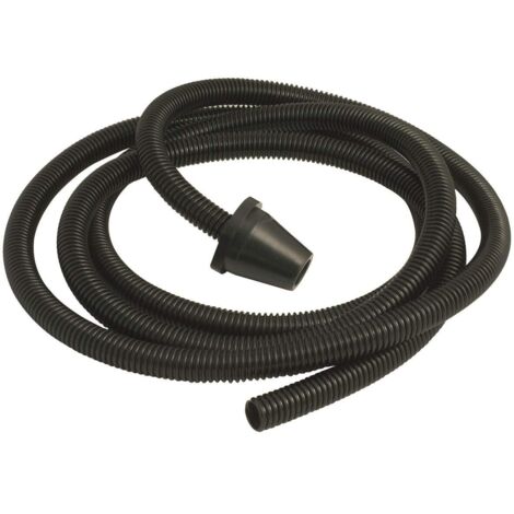 Mirka Tuyau d'aspiration 4m x Ø 20mm pour blocs à main et blocs de ponçage avec aspiration/avec adaptateur conique pour le raccordement à tous les aspirateurs industriels