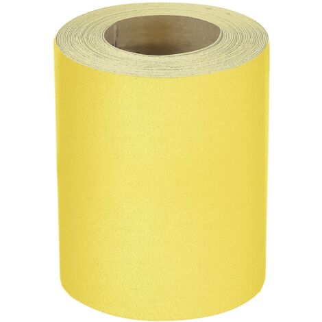 Mirka Yellow Carta abrasiva Rotolo di carta abrasiva / 93 mm x 5 m / 1 rotolo / P120 / levigatura di legno duro, legno dolce, vernice, stucco, plastica