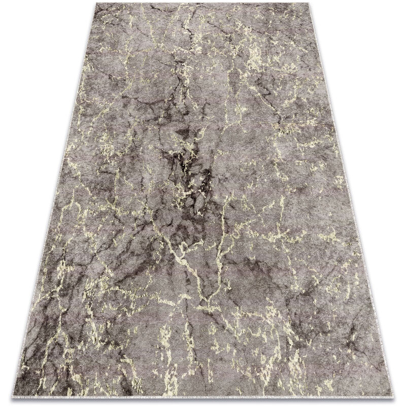 Rugsx - miro 52003.801 washing carpet Marble anti-slip - grey grey 160x220 cm