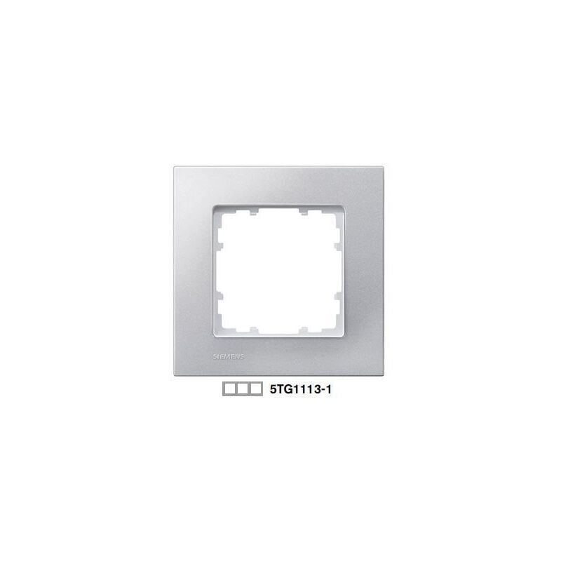 

Marco 3 elementos aluminio metalizado Siemens Delta Miro, 5TG1113-1