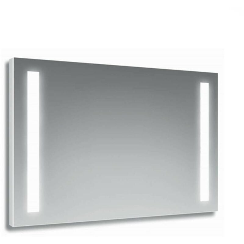Miroir 100x70 cm avec bandes led polies - Halifax