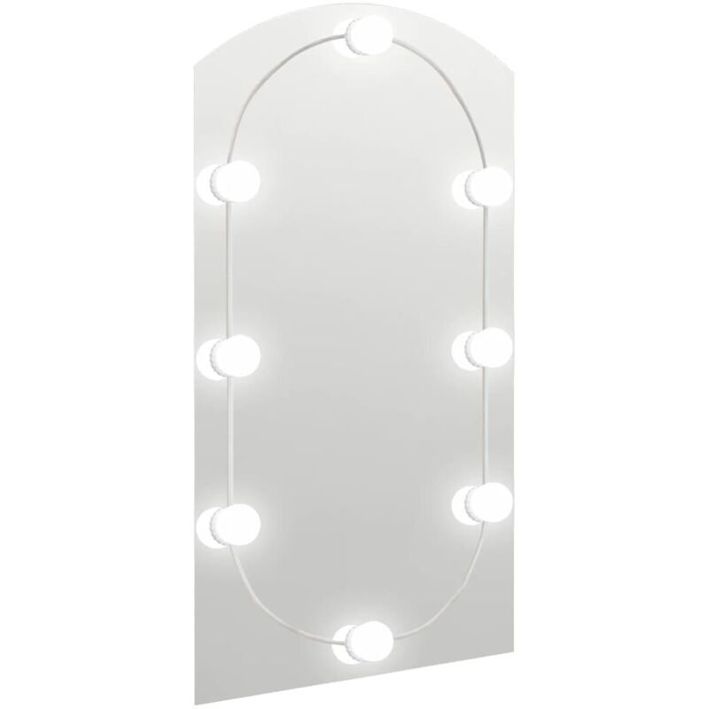 Miroir avec éclairage led 90x45 cm Verre Arche Vidaxl