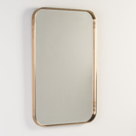 Miroir 65x4x100 Verre/Métal Couleur Bronze