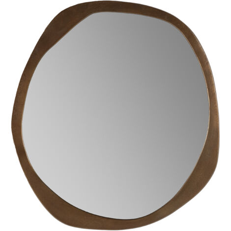 Miroir 67x2,5x75 Métal Doré Antique