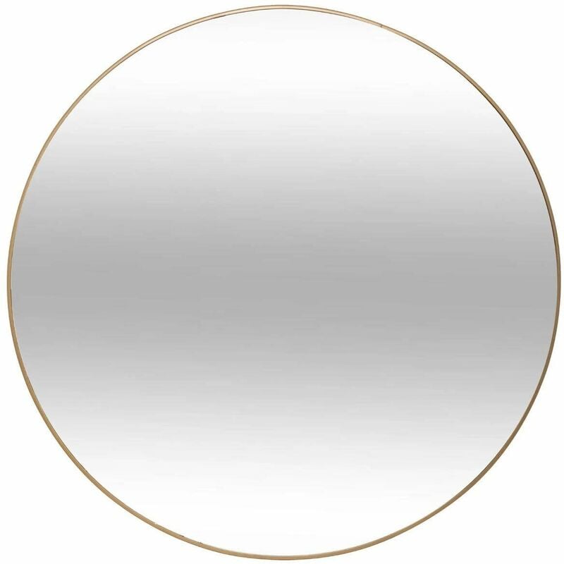 Atmosphera - Miroir rond doré alice, ø 76 cm