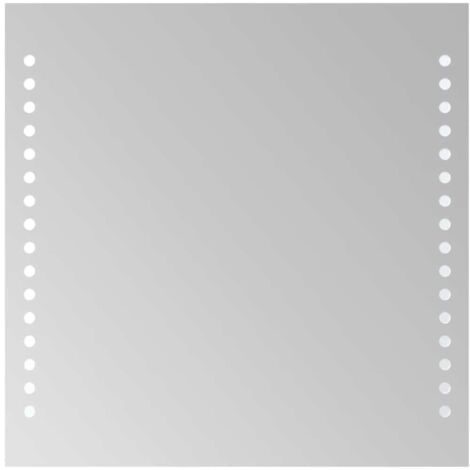Miroir à LED de salle de bain Miroir Élégant - 30x30 cm -72566