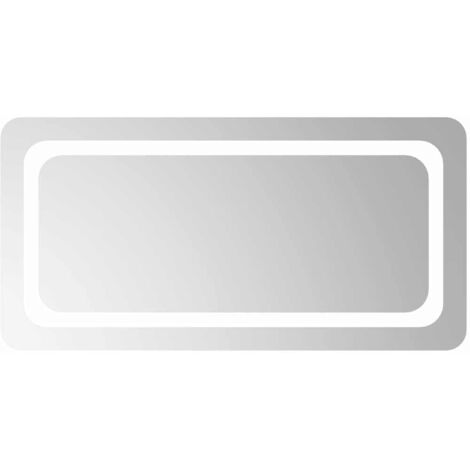 Miroir à LED de salle de bain  Miroir Élégant - 80x40 cm -50653