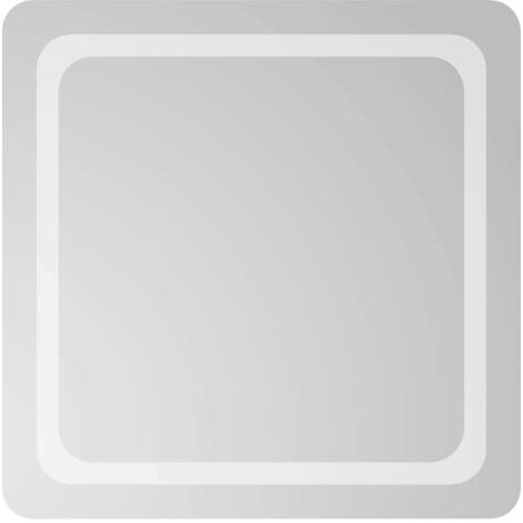 Miroir à LED Luxueux, Miroir pour salle de bain, 60x60 cm OIB1427E