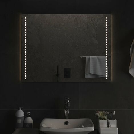 Miroir à LED Moderne - Miroir de Maquillage - pour Salle de Bain, Salon, Chambre - 60x80 cm Chic-299828
